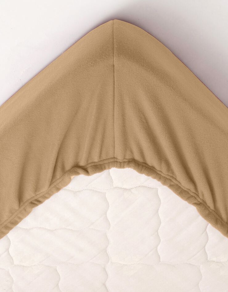 Couverture polaire mi-housse (sable)