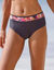 Bas de maillot de bain forme maxi Baracoa (gris / orange)