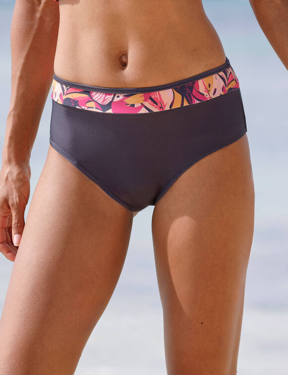 Bas de maillot de bain forme maxi Baracoa (gris / orange)