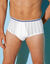 Slip ouvert taille haute - lot de 2 (blanc)