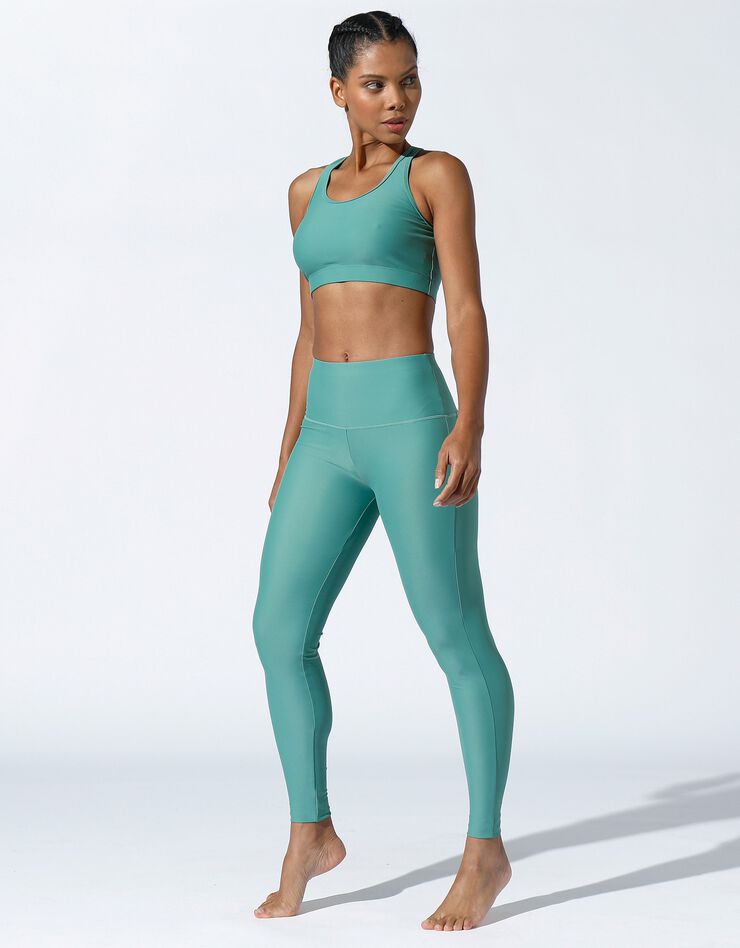 Brassière dos croisé, microfibre (vert grisé) Brassière dos croisé, microfibre (vert grisé)