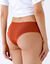Culotte coton stretch Body Touch - Lot de 2 (blanc + chocolat)
