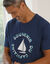 T-shirt de pyjama manches courtes motif bateau (marine / aqua)