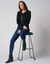 Cardigan zippé (noir)