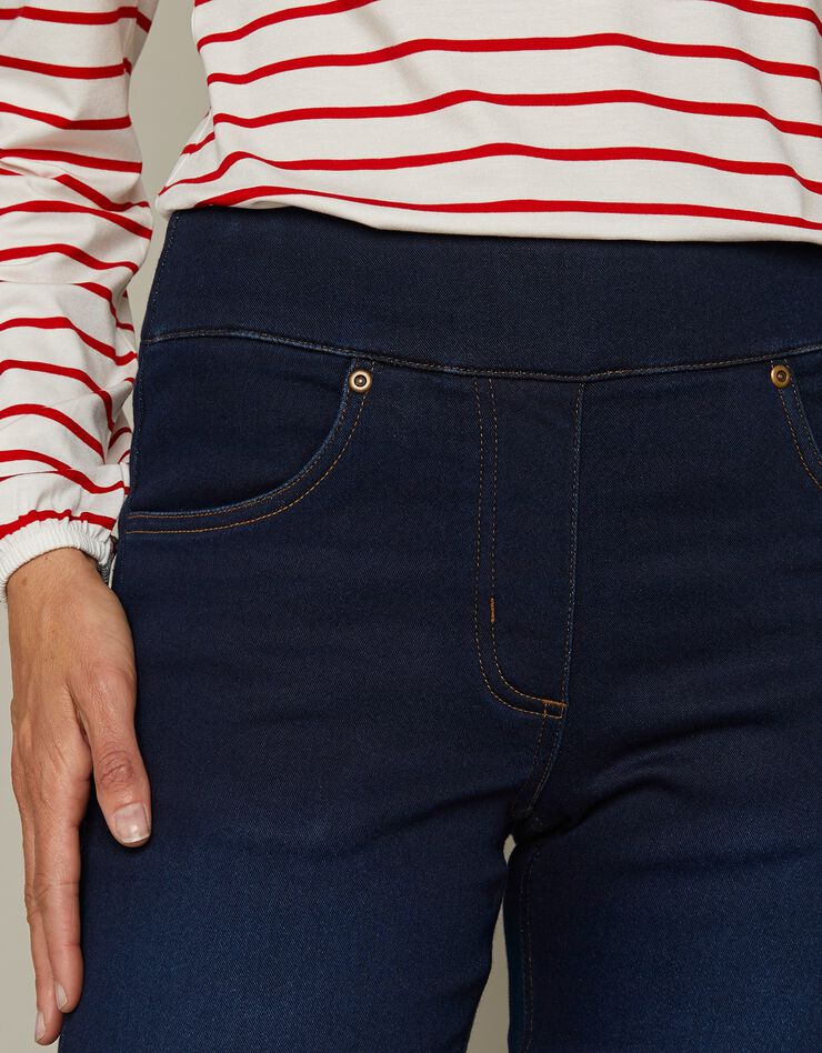 Jegging fuselé ultra stretch, maille effet jean (dark blue) Jegging fuselé ultra stretch, maille effet jean (dark blue)