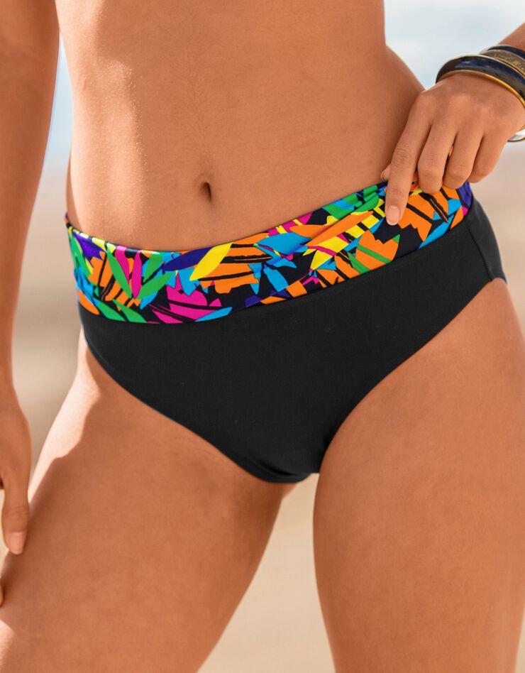 Slip ceinture modulable - Nebida (noir / multicolore)