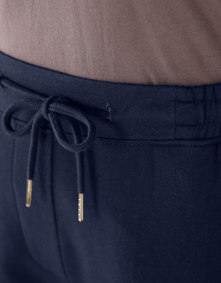 Pantalon jogpant ceinture élastiquée molleton (marine) Pantalon jogpant ceinture élastiquée molleton (marine)