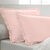 Linge de lit uni - percale de coton 72 fils/cm&sup2; (rose poudr&eacute;)