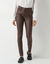 Pantalon fuselé enduit ultra stretch (chocolat)