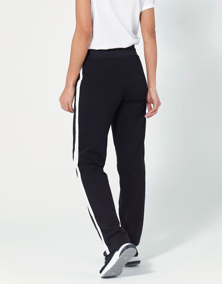 pantalon noir basket blanche