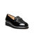 Mocassins compensés cuir verni à mors (noir)