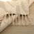 Tapis imprimé Evald pur coton (naturel)
