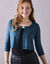Gilet boléro boutonné (vert émeraude)
