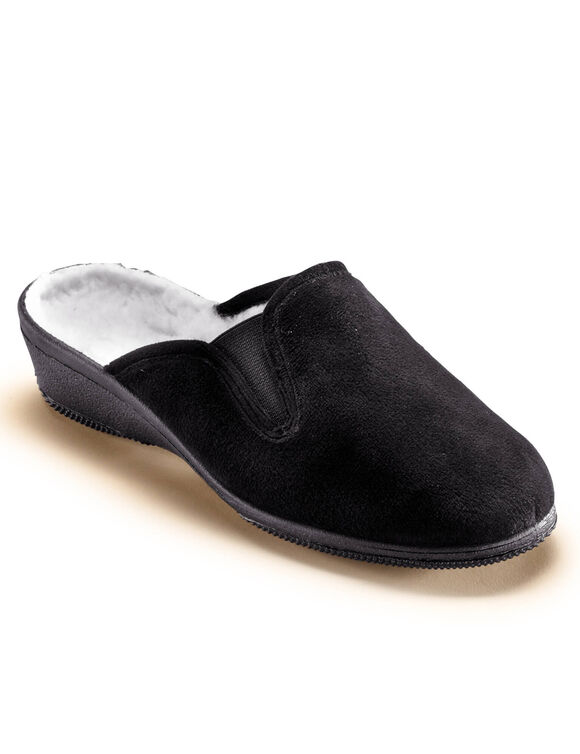 Chaussons sabots noirs (noir)