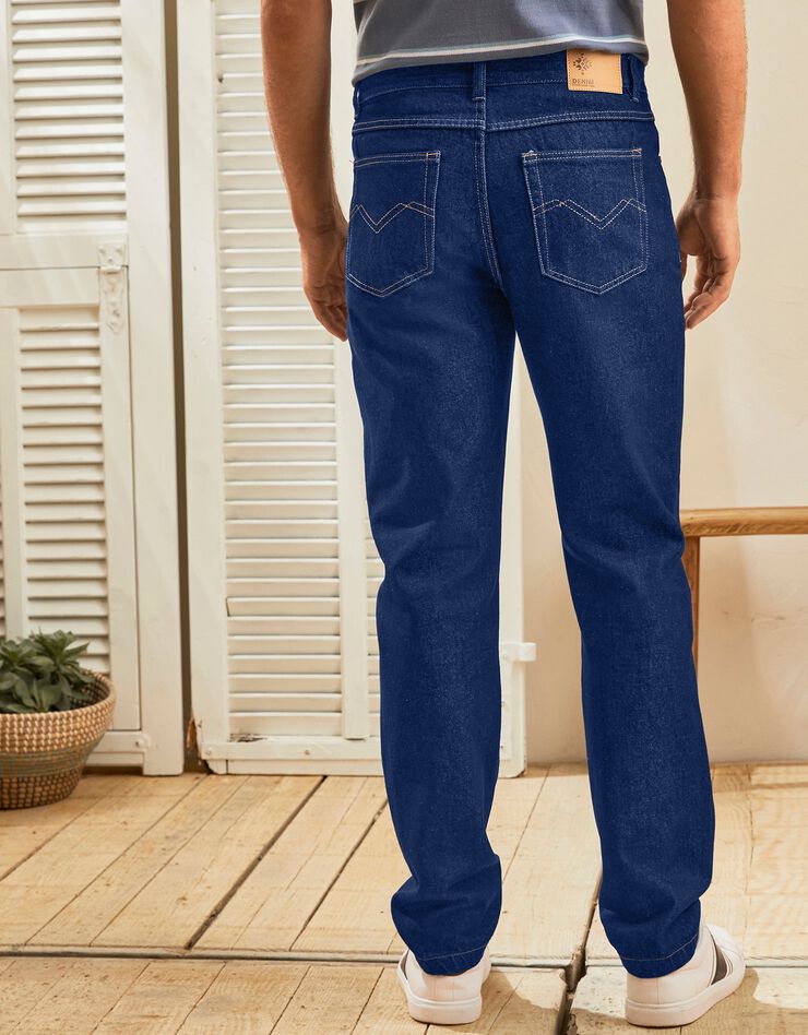 Jean coupe relax coton - entrej. 72 cm (brut) Jean coupe relax coton - entrej. 72 cm (brut)