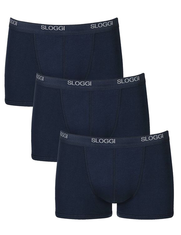 De 3 boxers basic men sloggi&reg;. (marine)