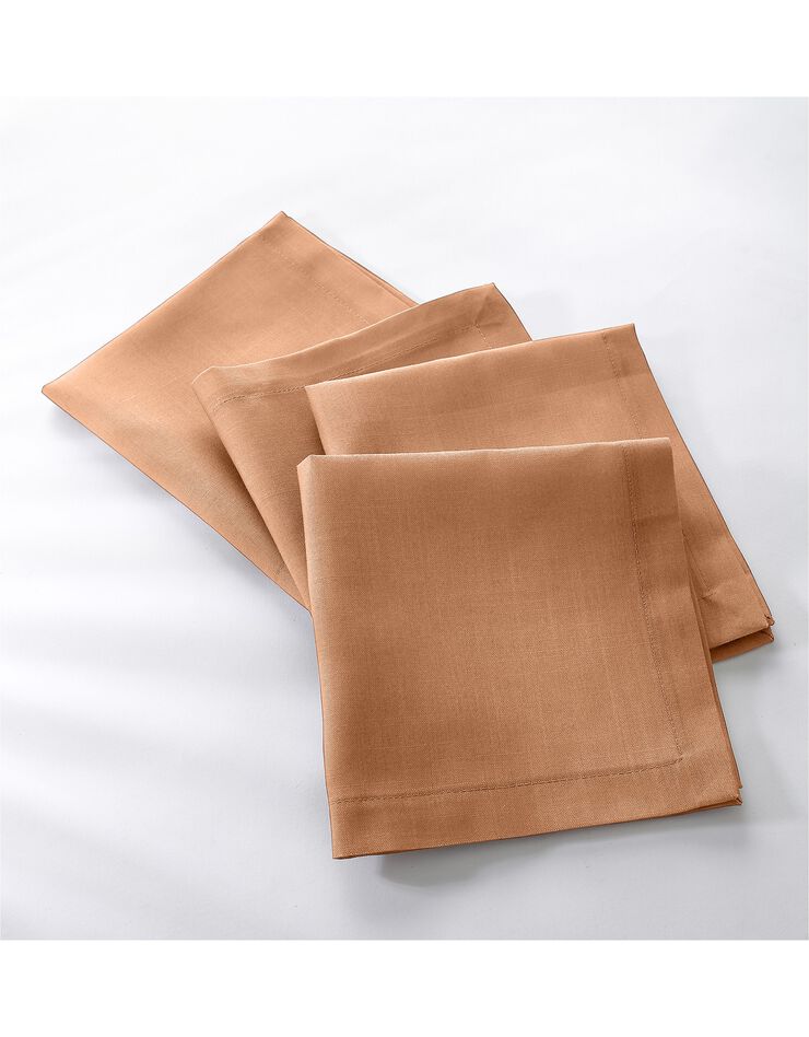 Nappe aspect lin (caramel) Nappe aspect lin (caramel)