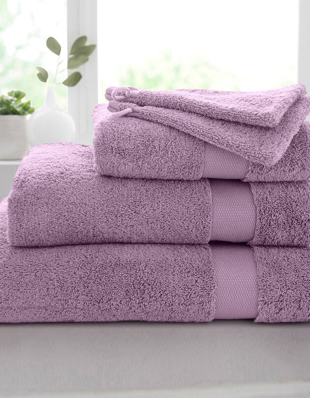 Éponge unie coton modal 500 g/m² (figue)
