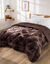 Couette synth&eacute;tique double face 350 g/m&sup2; (chocolat)