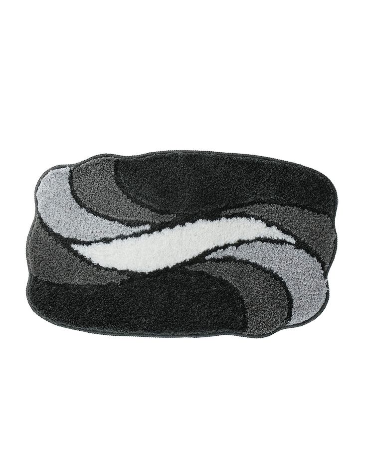 Tapis de bain pétales (gris)
