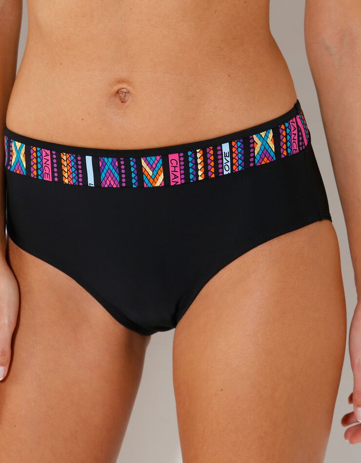 Culotte de bain Olmetto maxi - effet ventre plat (noir) Culotte de bain Olmetto maxi - effet ventre plat (noir)