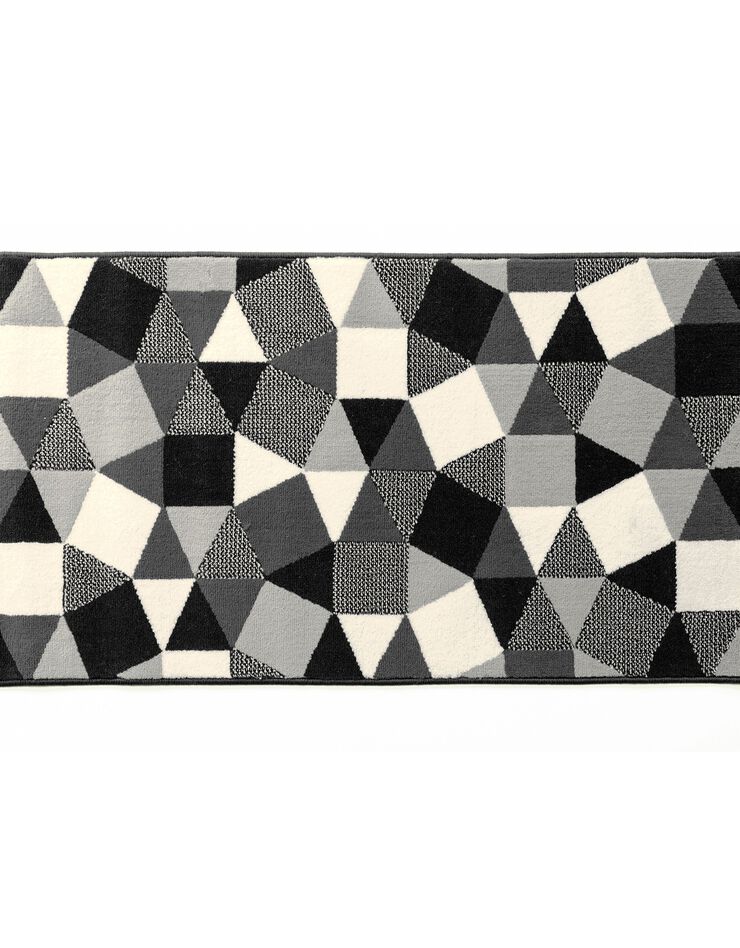 Tapis motif damiers (gris) Tapis motif damiers (gris)