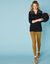Legging taille élastiquée - lot de 2 (safran / noir)