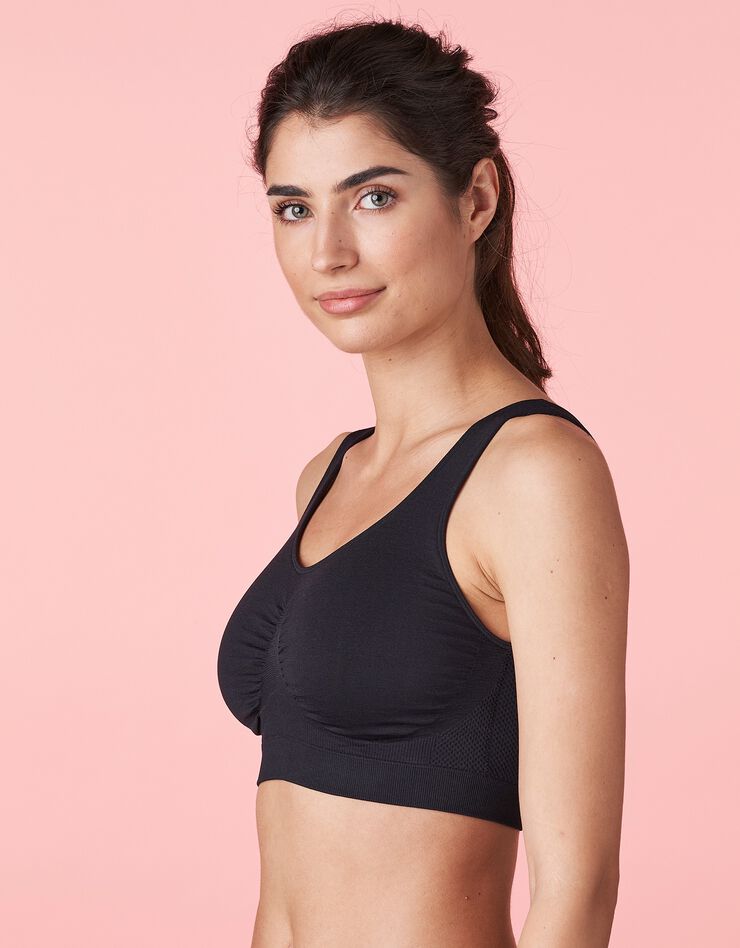 Brassière "Just essential" stretch - sans armatures (noir) Brassière "Just essential" stretch - sans armatures (noir)