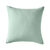 Housse de coussin unie bachette - lot de 2 (vert amande)