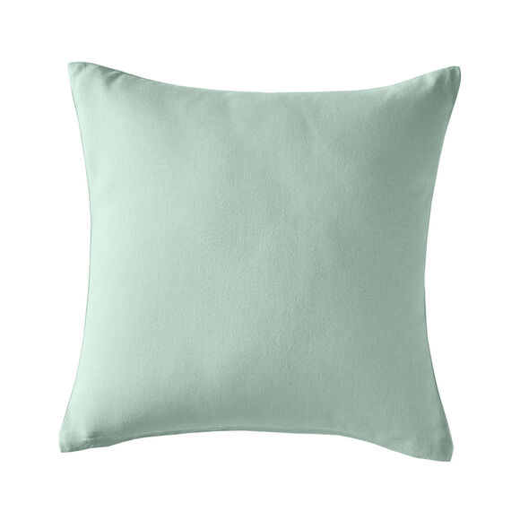 Housse de coussin unie bachette - lot de 2 (vert amande)