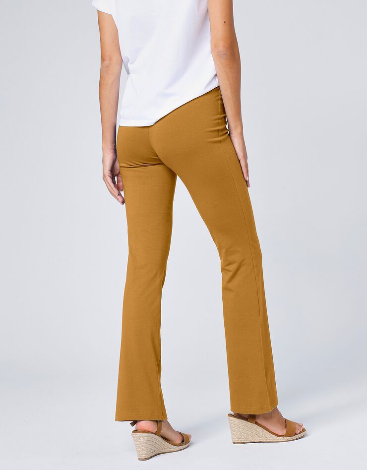 Legging bootcut uni, taille élastiquée (miel) Legging bootcut uni, taille élastiquée (miel)