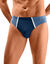 Slip fermé taille basse - lot de 8 assortis (marine / bleu)
