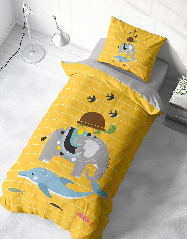 Linge de lit enfant Gaston - coton (jaune) Linge de lit enfant Gaston - coton (jaune)