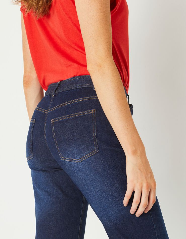 Pantalon mom, denim stretch (dark blue) Pantalon mom, denim stretch (dark blue)
