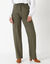 Pantalon droit, maille milano (kaki)