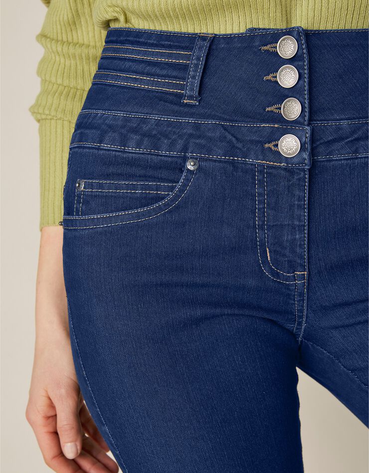 Jean coupe droite taille haute - grande stature (brut) Jean coupe droite taille haute - grande stature (brut)