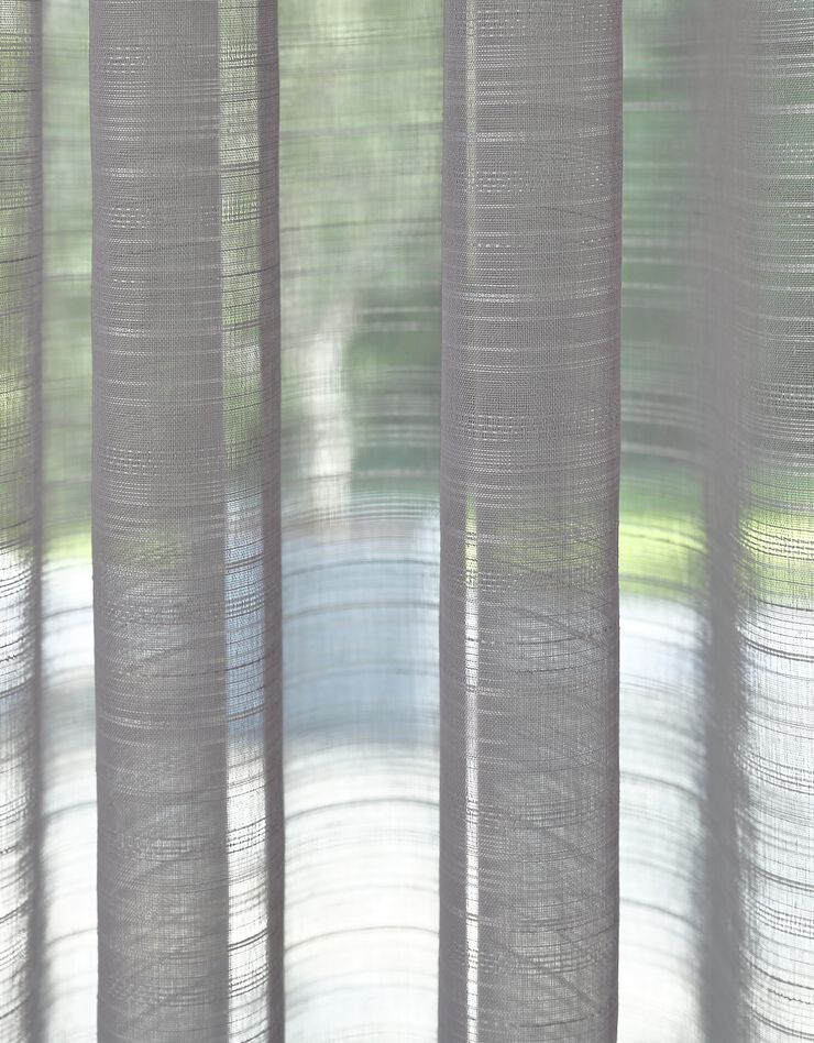 Panneau voile fines rayures (gris)