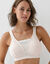 Soutien-gorge post-op&eacute;ratoire dentelle avec modestie doubl&eacute;e coton forme embo&icirc;tante - sans armatures (ivoire)