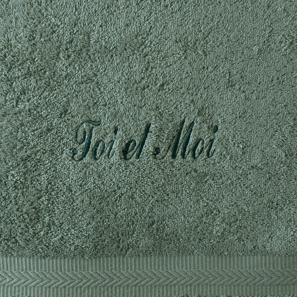 Collection serviettes de bain personnalisables confort moelleux (eucalyptus)