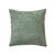 Housse de coussin unie tissage chenille - lot de 2 (vert)