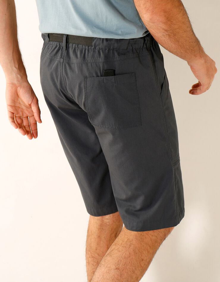 Bermuda + ceinture assortie (gris acier) Bermuda + ceinture assortie (gris acier)