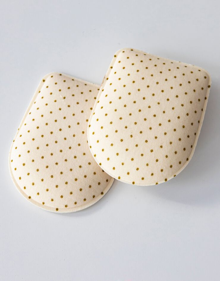 Talonnette mousse mémoire de forme - la paire (beige)