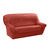 Housse préformée matelassée - fauteuils et canapés (terracotta)