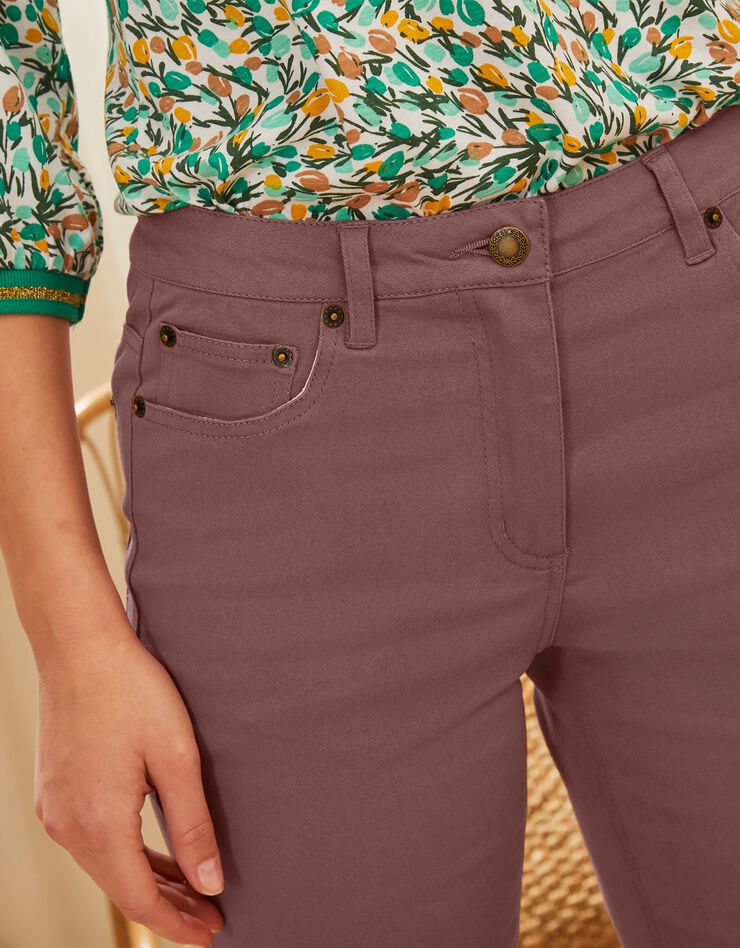 Pantalon fuselé couleur (taupe) Pantalon fuselé couleur (taupe)
