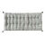 Coussin de sol imprimé rayures (naturel / vert)