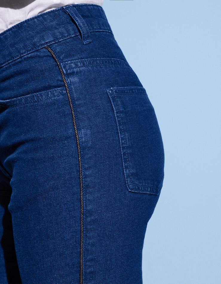Jean coupe fuselée allongeant (dark blue) Jean coupe fuselée allongeant (dark blue)