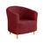 Housse bi-extensible imprimée gaufrée pour fauteuil cabriolet (bordeaux)