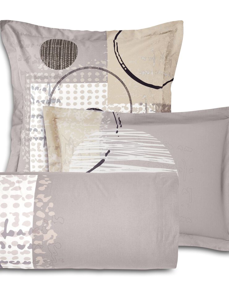 Linge de lit Diane - coton (taupe)