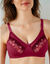 Soutien-gorge grand maintien microfibre Caminata - sans armatures (cerise)