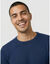 Pull col rond 80% laine (marine)
